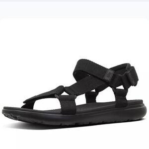 FitFlop Trailstar Men's Urban Hiker Outdoor Sport Slingback Sandals Black 10